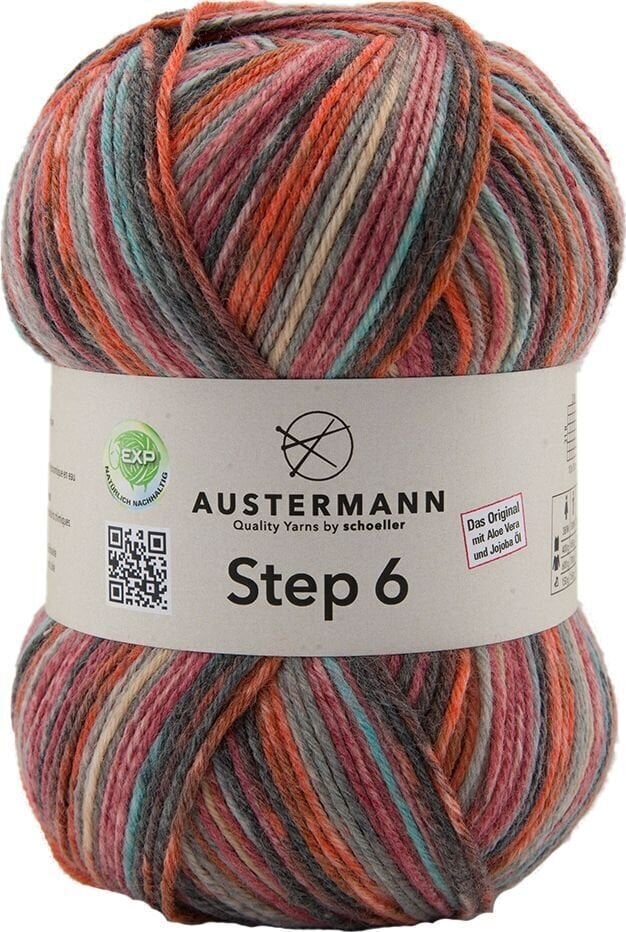 Strickgarn Austermann Step 6 97825-720 Burgundy Strickgarn