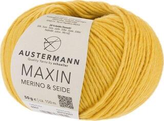 Pređa za pletenje Austermann Maxin Merino & Seide 90320-07 Gold Pređa za pletenje