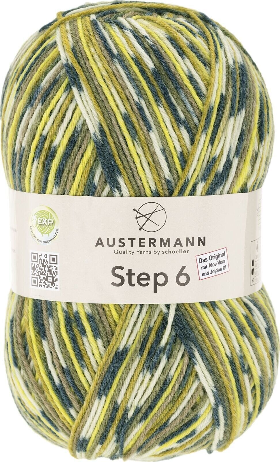 Fire de tricotat Austermann Step 6 97825-788 Olive Fire de tricotat