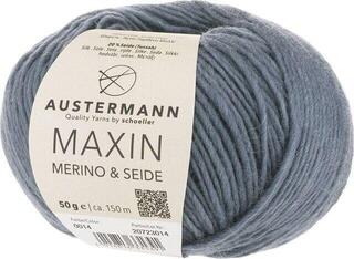 Pređa za pletenje Austermann Maxin Merino & Seide 90320-14 Grey Pređa za pletenje