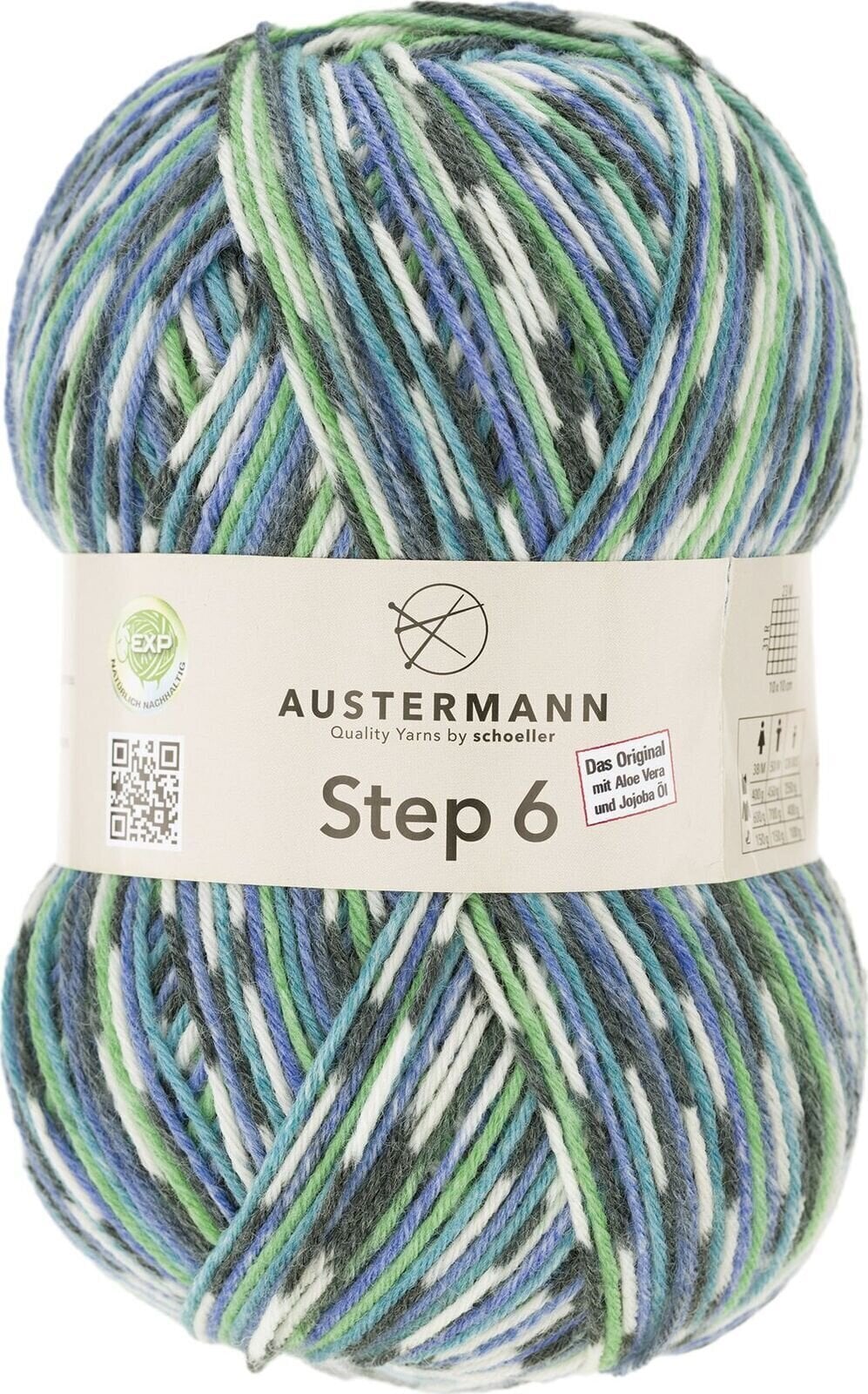 Pređa za pletenje Austermann Step 6 97825-789 Electric Blue Pređa za pletenje