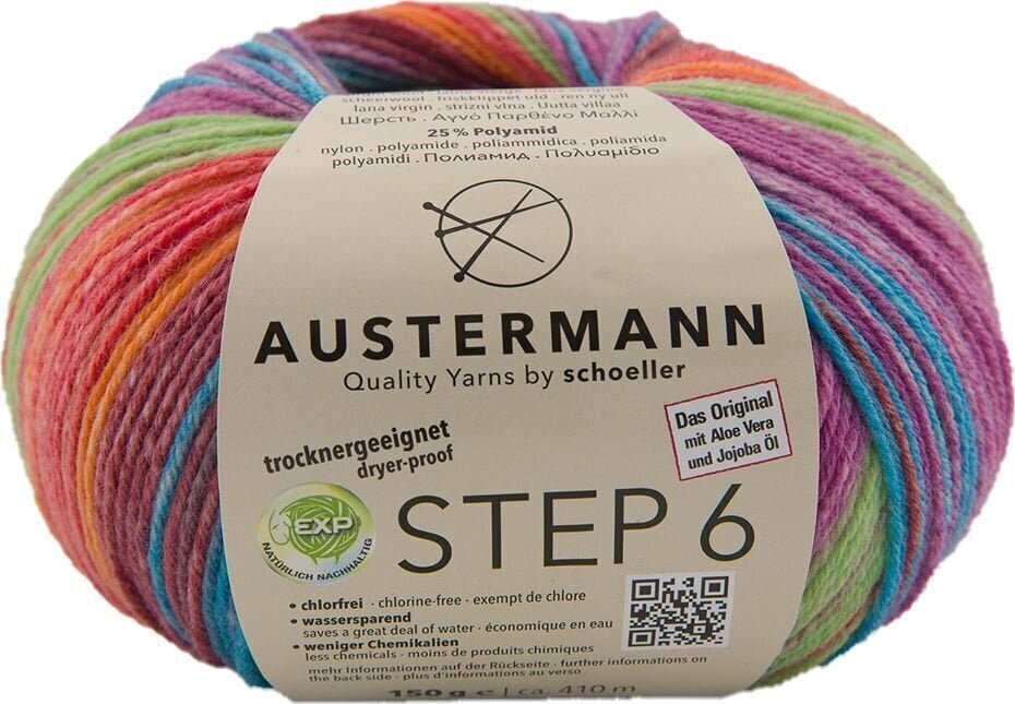 Pređa za pletenje Austermann Step 6 Color 97826-624 Kuchenknäuel Ferbane Pređa za pletenje