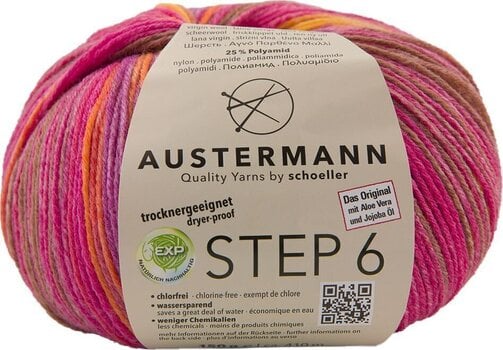 Pređa za pletenje Austermann Step 6 Color 97826-626 Kuchenknäuel Fintona Pređa za pletenje - 1