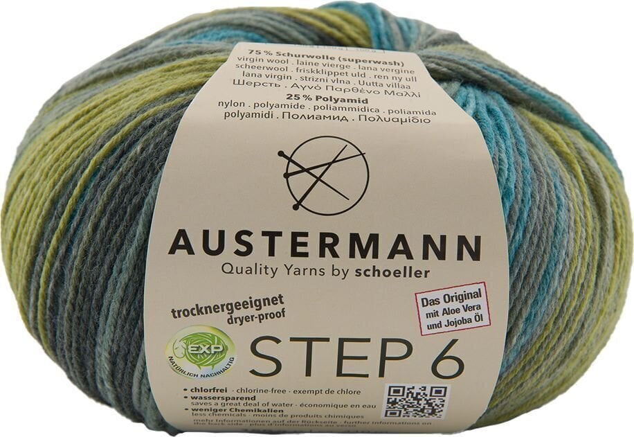 Pređa za pletenje Austermann Step 6 Color 97826-628 Kuchenknäuel Liscannor Pređa za pletenje
