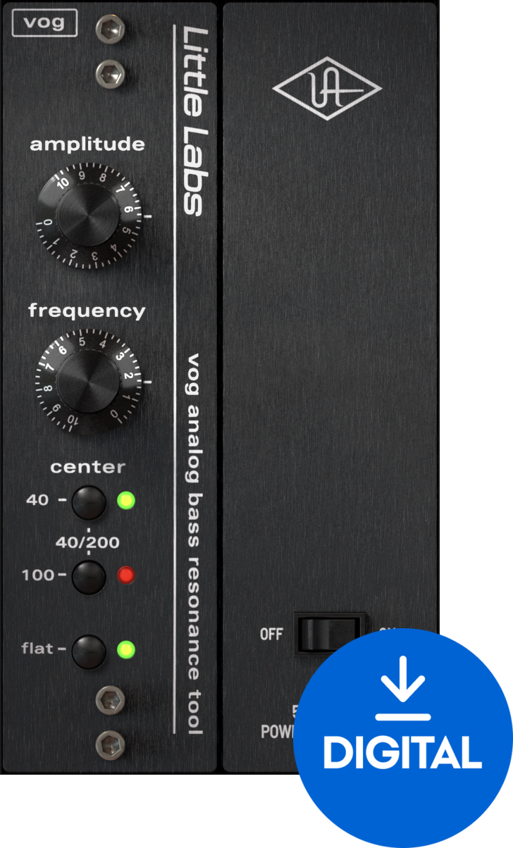 Studio software plug-in effect Universal Audio UAD Little Labs Voice Of God Bass Resonance (Digitaal product)