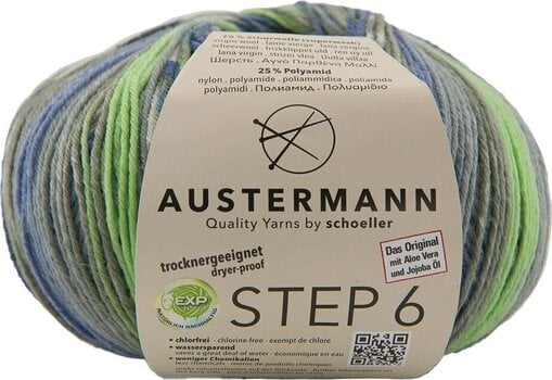 Pređa za pletenje Austermann Step 6 Color 97826-716 Kuchenknäuel Mountain Meadow Pređa za pletenje - 1