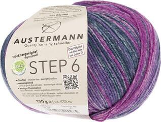 Strickgarn Austermann Step 6 Color 97826-732 Kuchenknäuel Violet Strickgarn