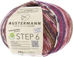 Fire de tricotat Austermann Step 6 Color 97826-782 Kuchenknäuel Rose Mallow Fire de tricotat