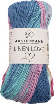 Pređa za pletenje Austermann Linen Love 90360-03 Caribbean Pređa za pletenje - 1