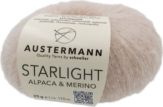 Pređa za pletenje Austermann Starlight Alpaca & Merino 90362-1 Eggshell Pređa za pletenje - 1