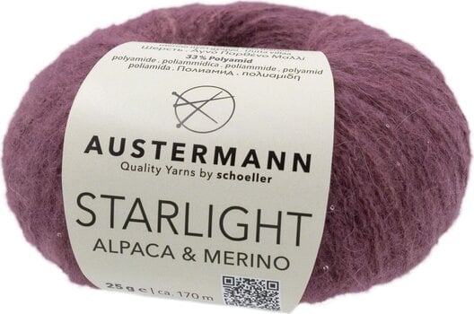 Pređa za pletenje Austermann Starlight Alpaca & Merino 90362-3 Garnet Pređa za pletenje - 1
