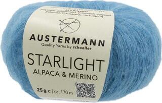 Fire de tricotat Austermann Starlight Alpaca & Merino 90362-4 Blue Fire de tricotat