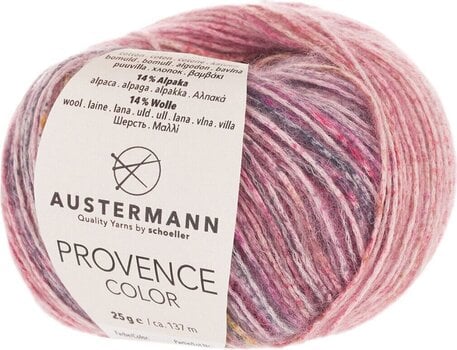 Pređa za pletenje Austermann Provence Color 90304-07 Berry Pređa za pletenje - 1