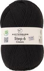 Pređa za pletenje Austermann Step 6 Classic 97693-6013 Black Pređa za pletenje