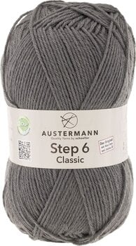 Pređa za pletenje Austermann Step 6 Classic 97693-6037 Grey Pređa za pletenje - 1
