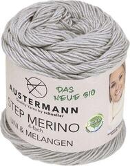 Neulelanka Austermann Step Merino 4 Uni & Melangen 90317-1001 Light Grey Melange Neulelanka
