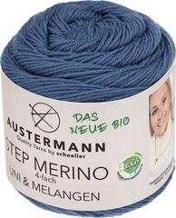 Hilo de tejer Austermann Step Merino 4 Uni & Melangen 90317-1006 Denim Hilo de tejer