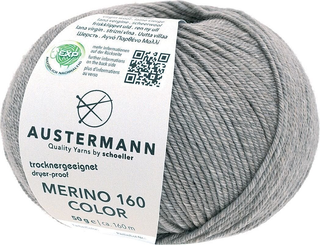 Pređa za pletenje Austermann Merino 160 Color 97611-1211 Taupe Pređa za pletenje