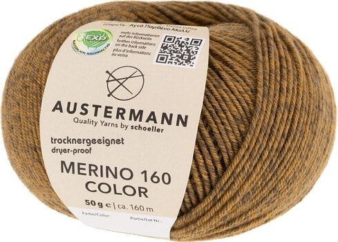 Pređa za pletenje Austermann Merino 160 Color 97611-1217 Bark Pređa za pletenje - 1