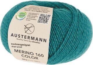 Knitting Yarn Austermann Merino 160 Color 97611-1218 Lagoon Knitting Yarn
