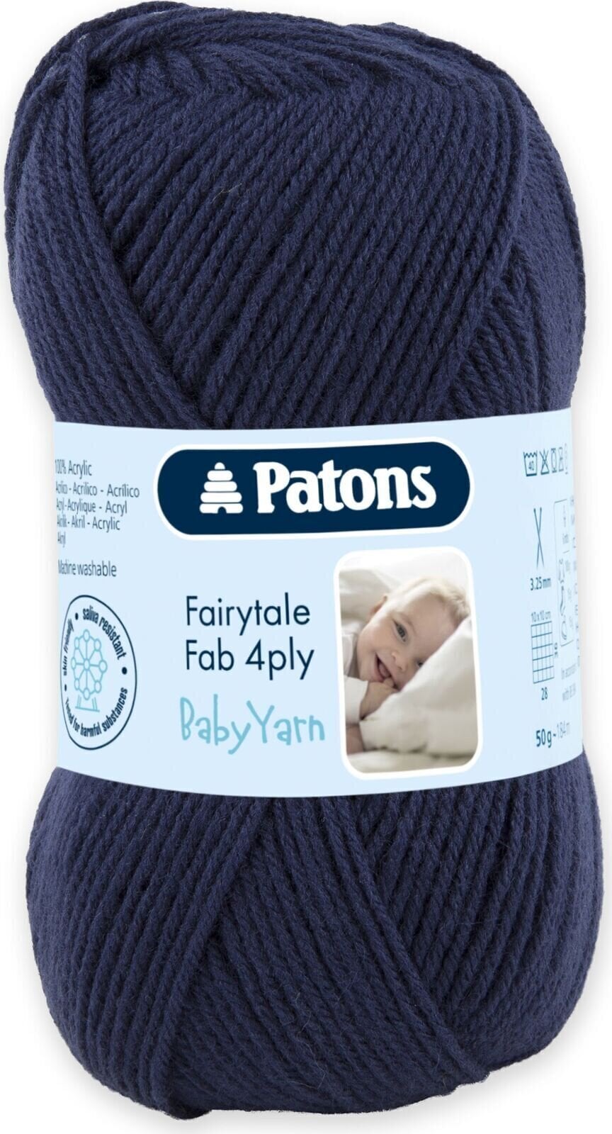 Fire de tricotat Patons Fairytale Fab 4ply Baby Yarn 9806580-01050 Fire de tricotat