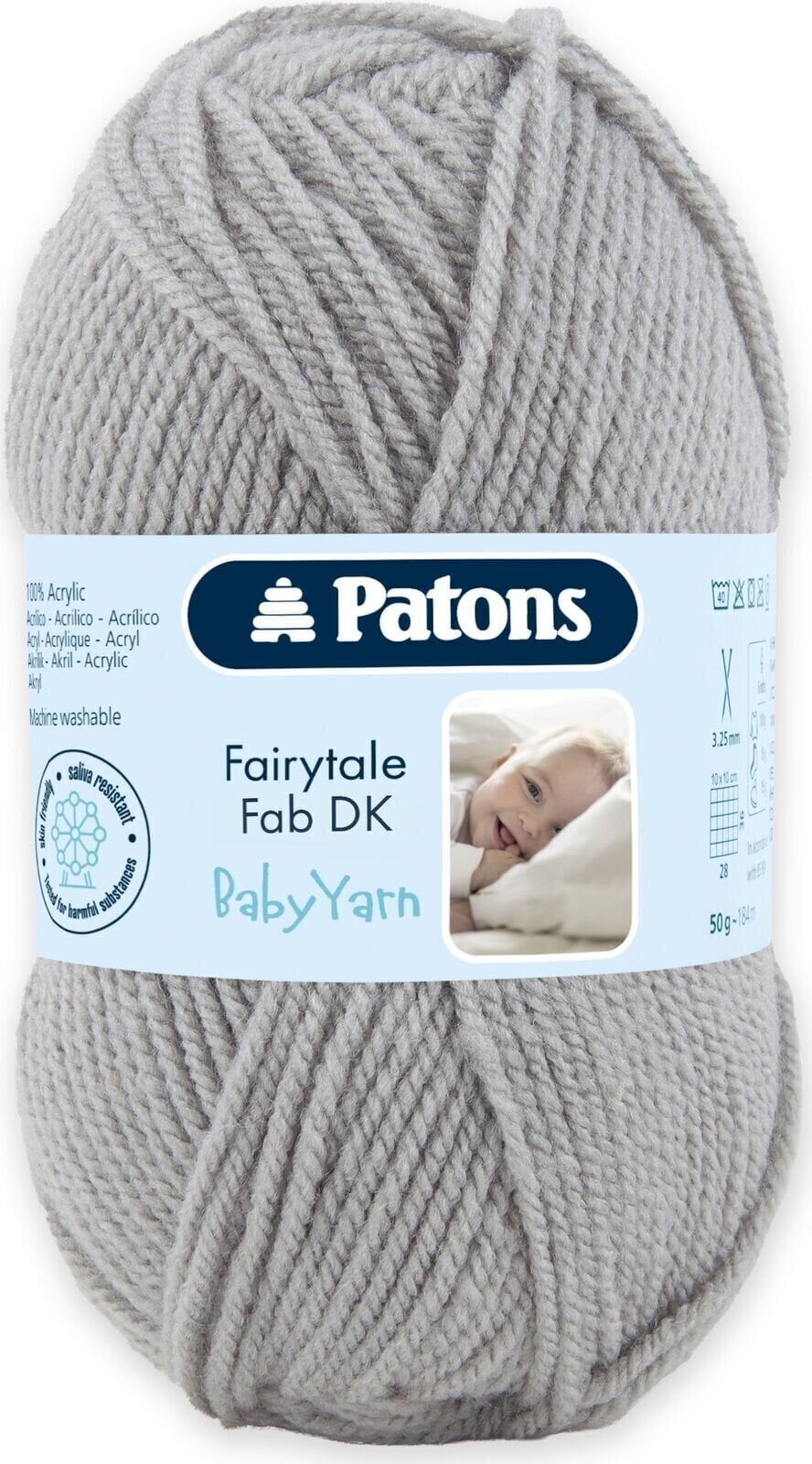 Fire de tricotat Patons Fairytale Fab DK Baby Yarn 9806581-01090 Fire de tricotat