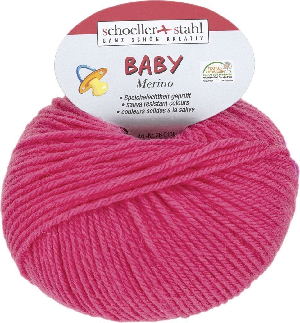 Pređa za pletenje Schoeller + Stahl Baby Merino 93429-3912 Cyclamen Pređa za pletenje