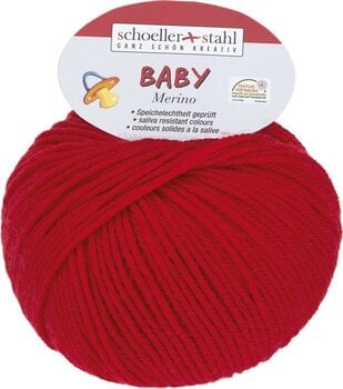 Pređa za pletenje Schoeller + Stahl Baby Merino 93429-3918 Red Pređa za pletenje - 1
