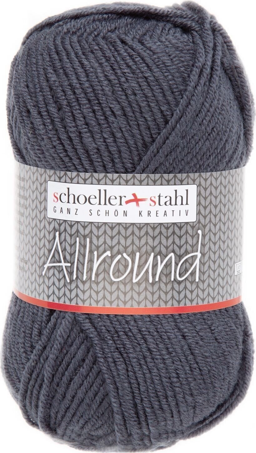 Pređa za pletenje Schoeller + Stahl Allround 90037-07 Anthracite Pređa za pletenje