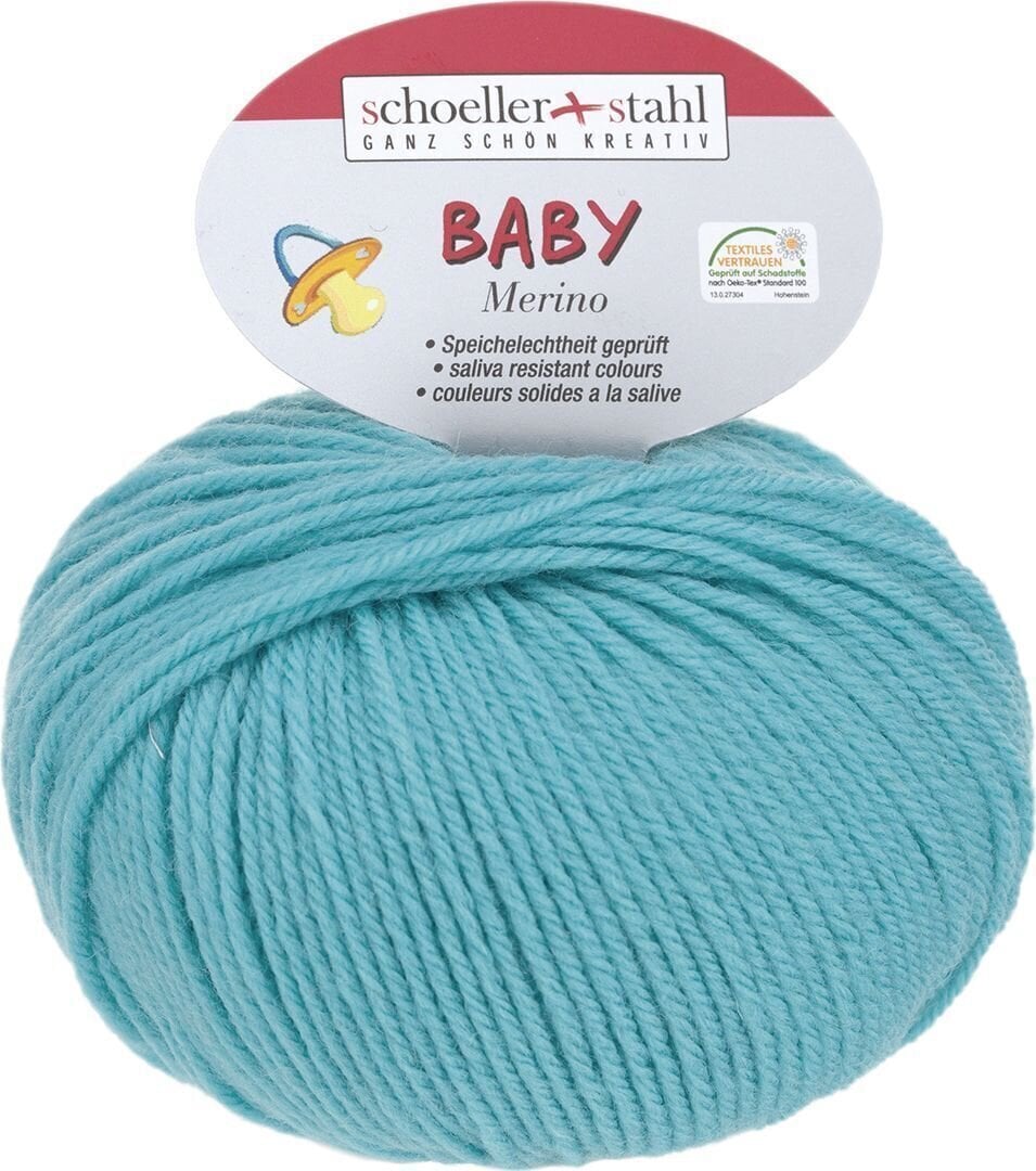 Pređa za pletenje Schoeller + Stahl Baby Merino 93429-3943 Turquoise Pređa za pletenje