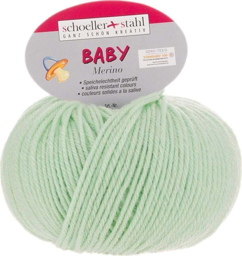 Pređa za pletenje Schoeller + Stahl Baby Merino 93429-3953 Linden Green Pređa za pletenje
