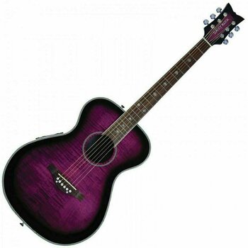 Elektroakusztikus gitár Daisy Rock Pixie Electro Acoustic Purple Burst - 1