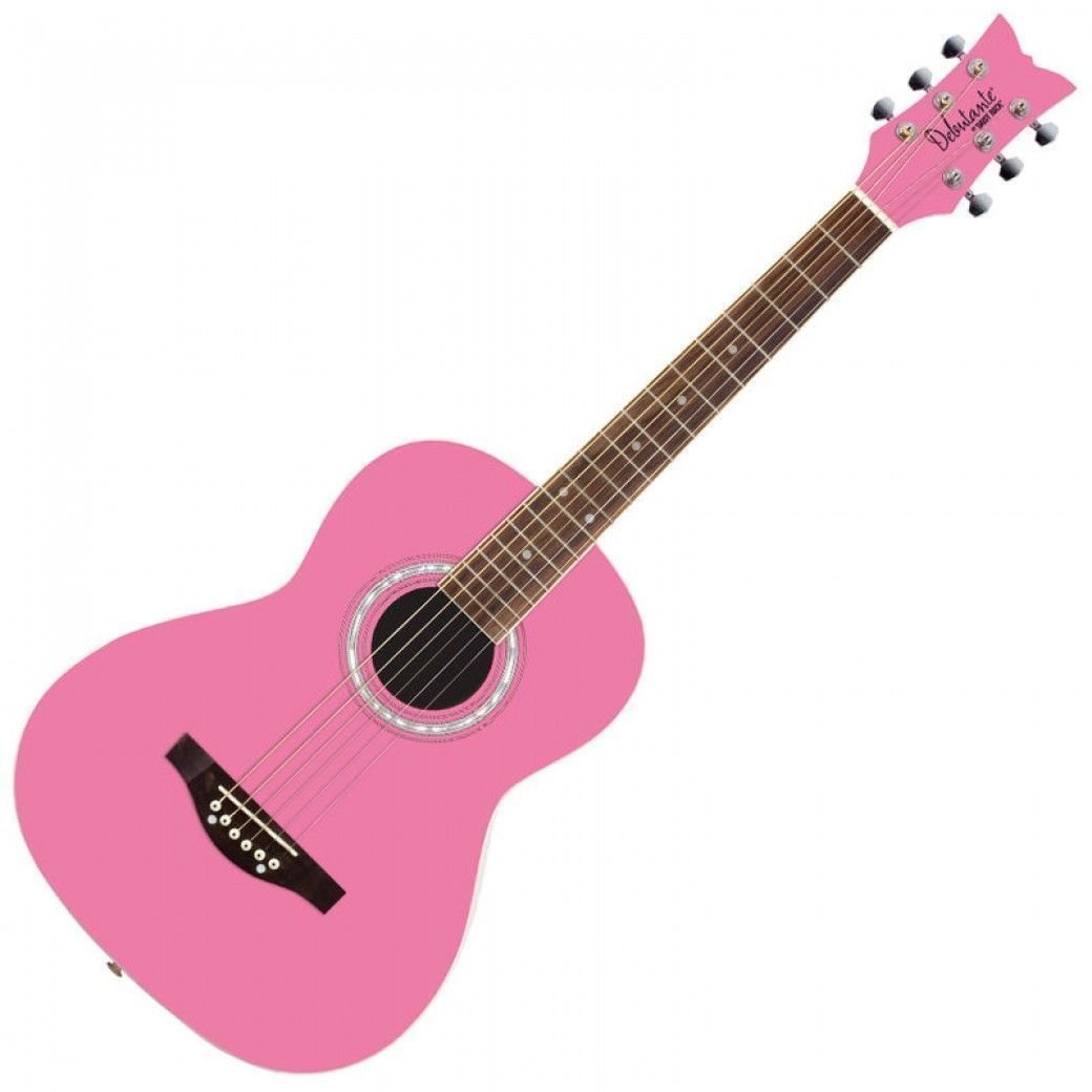 Akusztikus gitár Daisy Rock DR7400 Junior Miss Bubble Gum Pink