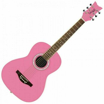 Akustikgitarre Daisy Rock DR7400 Junior Miss Bubble Gum Pink - 1