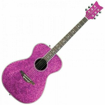 Gitara akustyczna Daisy Rock DR6205 Pixie Pink Sparkle - 1