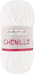 Pređa za pletenje Schoeller + Stahl Chenille 90290-01 White Pređa za pletenje