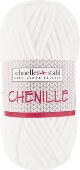 Pređa za pletenje Schoeller + Stahl Chenille 90290-01 White Pređa za pletenje - 1