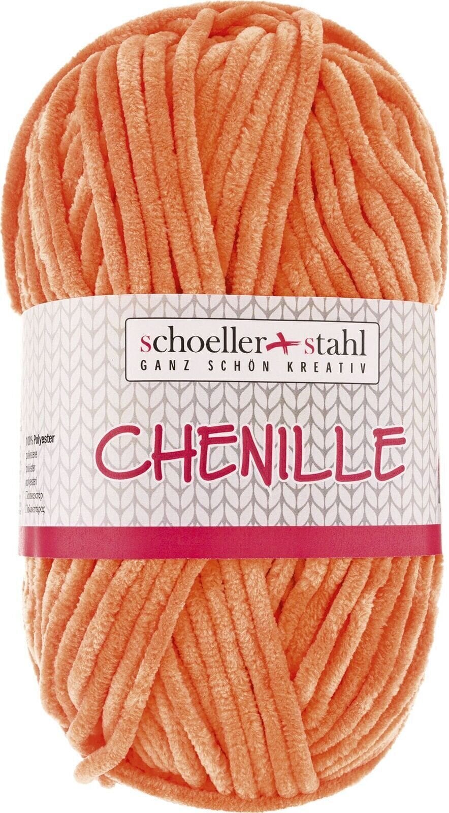 Pređa za pletenje Schoeller + Stahl Chenille 90290-04 Orange Pređa za pletenje