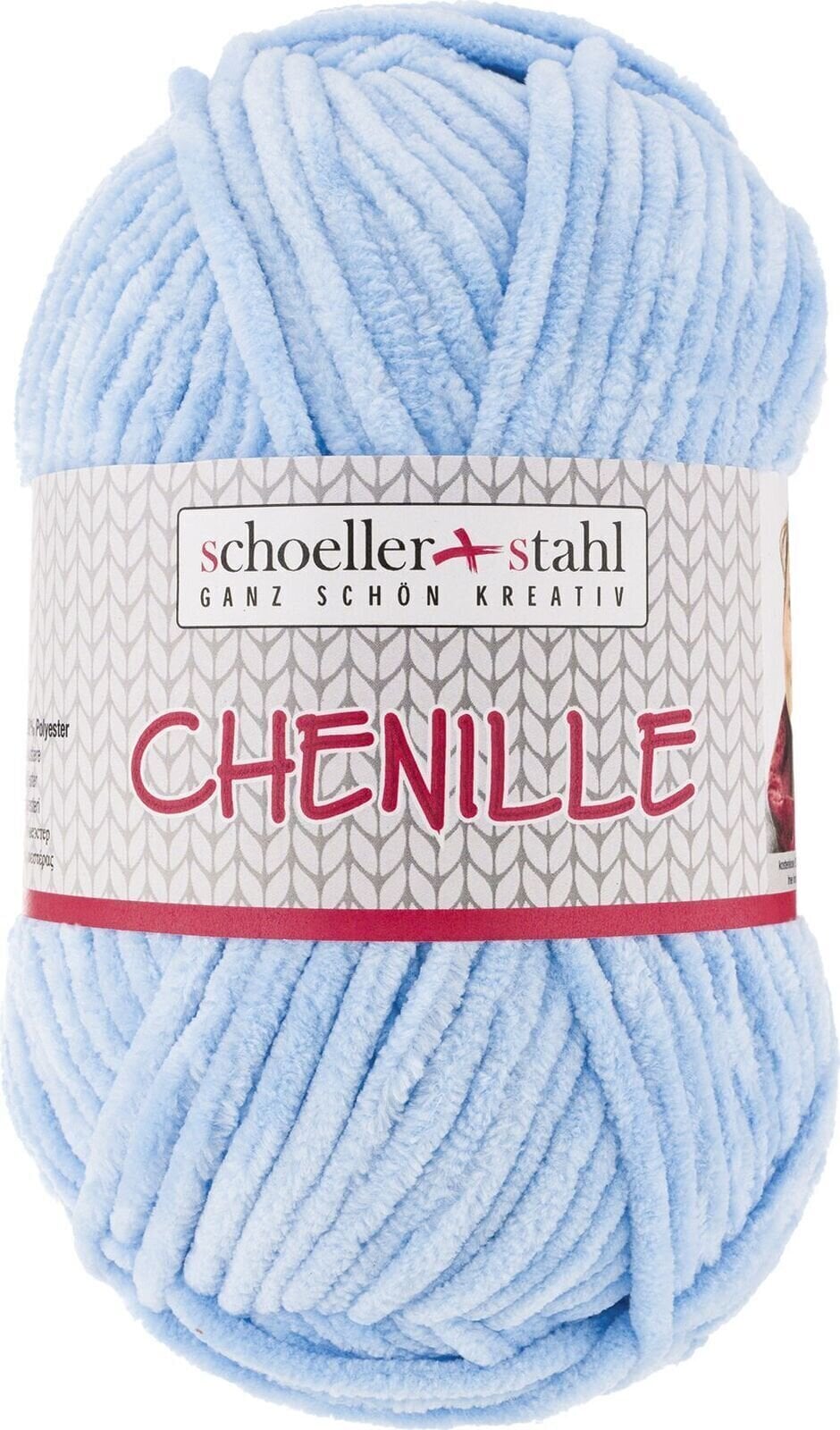 Fire de tricotat Schoeller + Stahl Chenille 90290-08 Light Blue Fire de tricotat