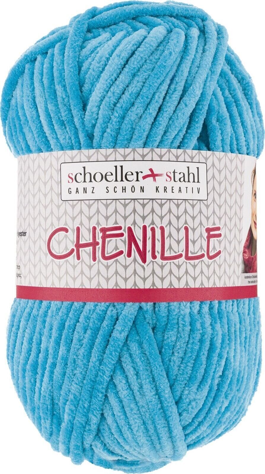 Pređa za pletenje Schoeller + Stahl Chenille 90290-10 Petrol Pređa za pletenje