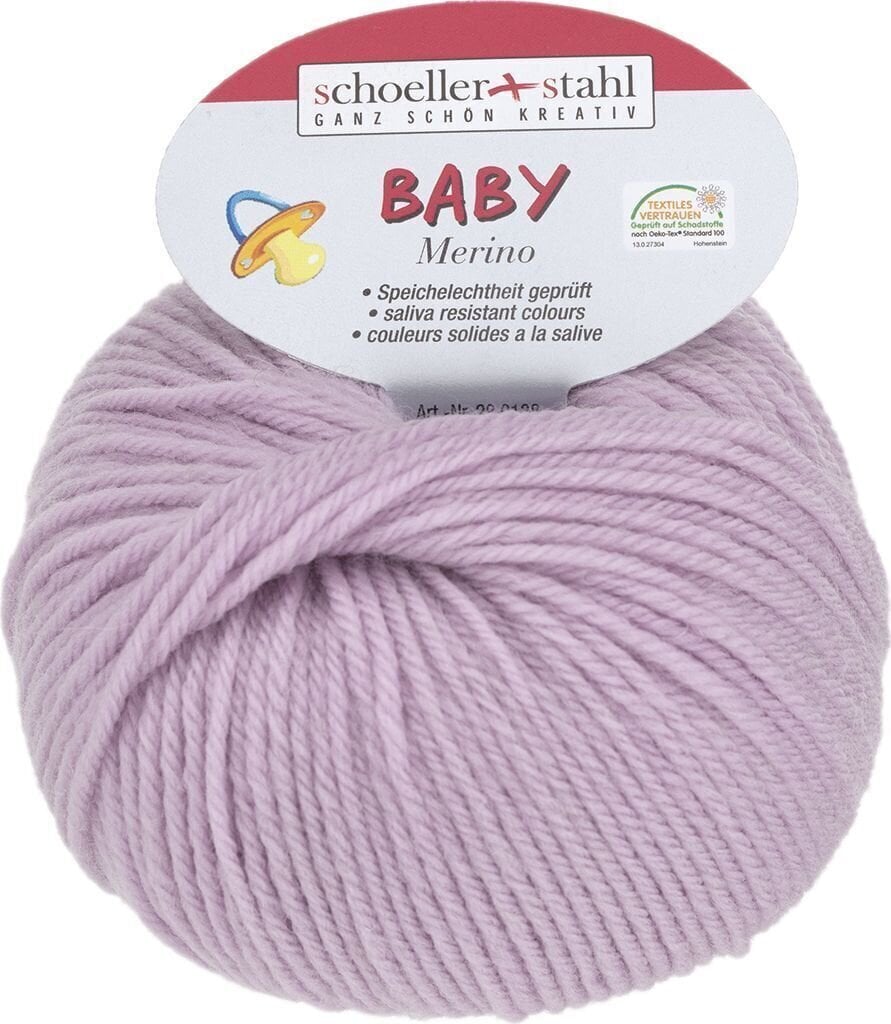 Pređa za pletenje Schoeller + Stahl Baby Merino 93429-3907 Lilac Pređa za pletenje