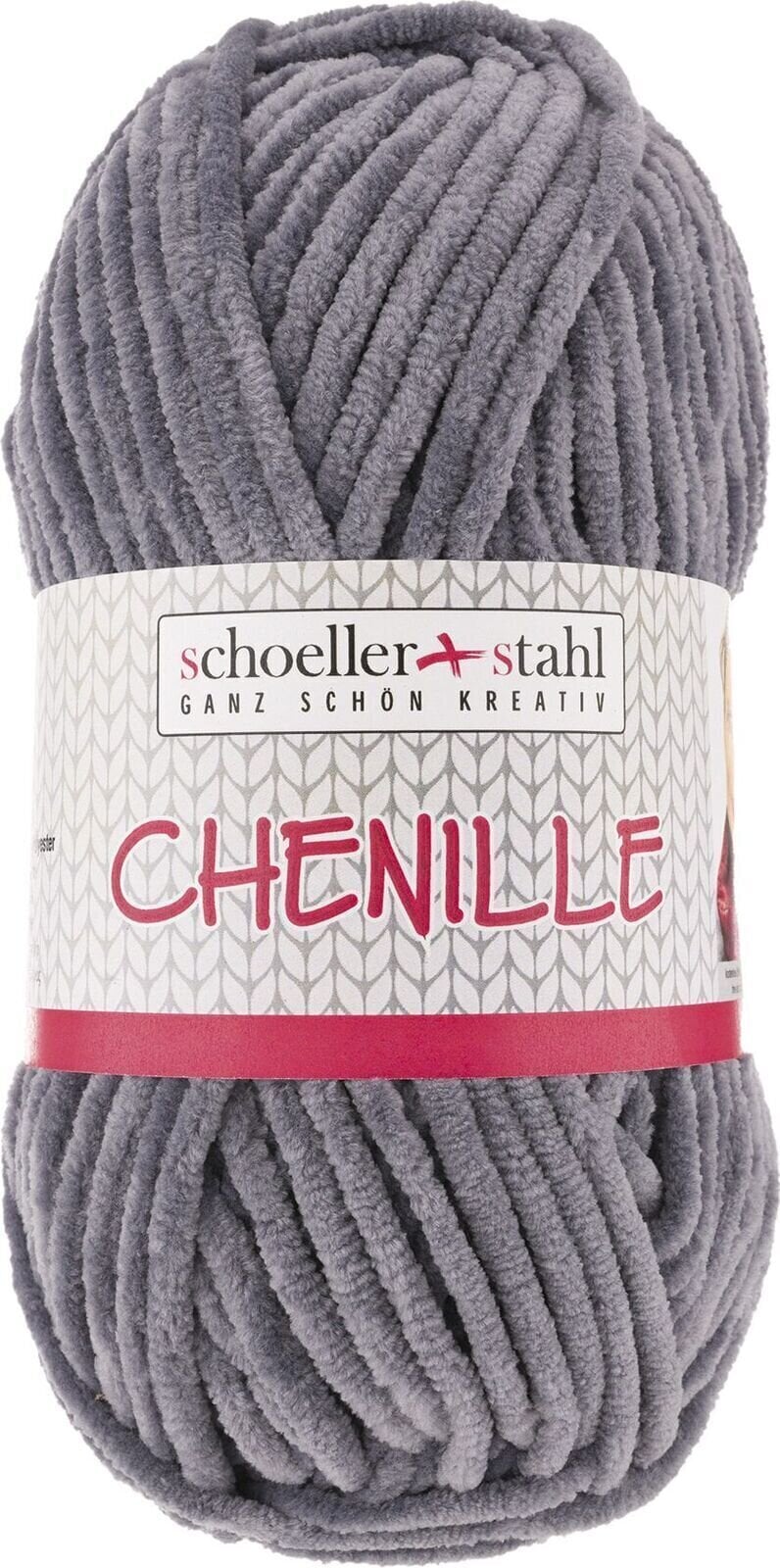 Fire de tricotat Schoeller + Stahl Chenille 90290-14 Light Grey Fire de tricotat
