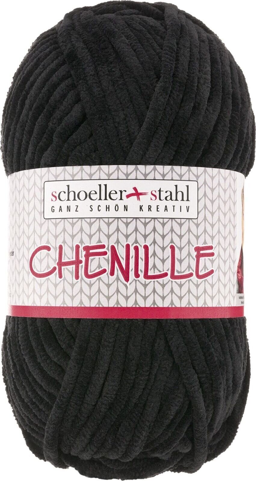Fire de tricotat Schoeller + Stahl Chenille 90290-15 Black Fire de tricotat