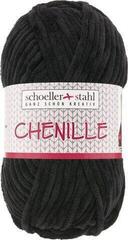 Fire de tricotat Schoeller + Stahl Chenille 90290-15 Black Fire de tricotat