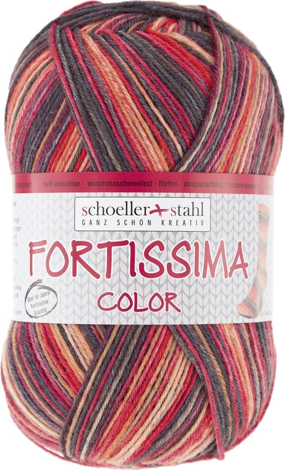 Pređa za pletenje Schoeller + Stahl Fortissima Color 90028-2486 Lava Pređa za pletenje
