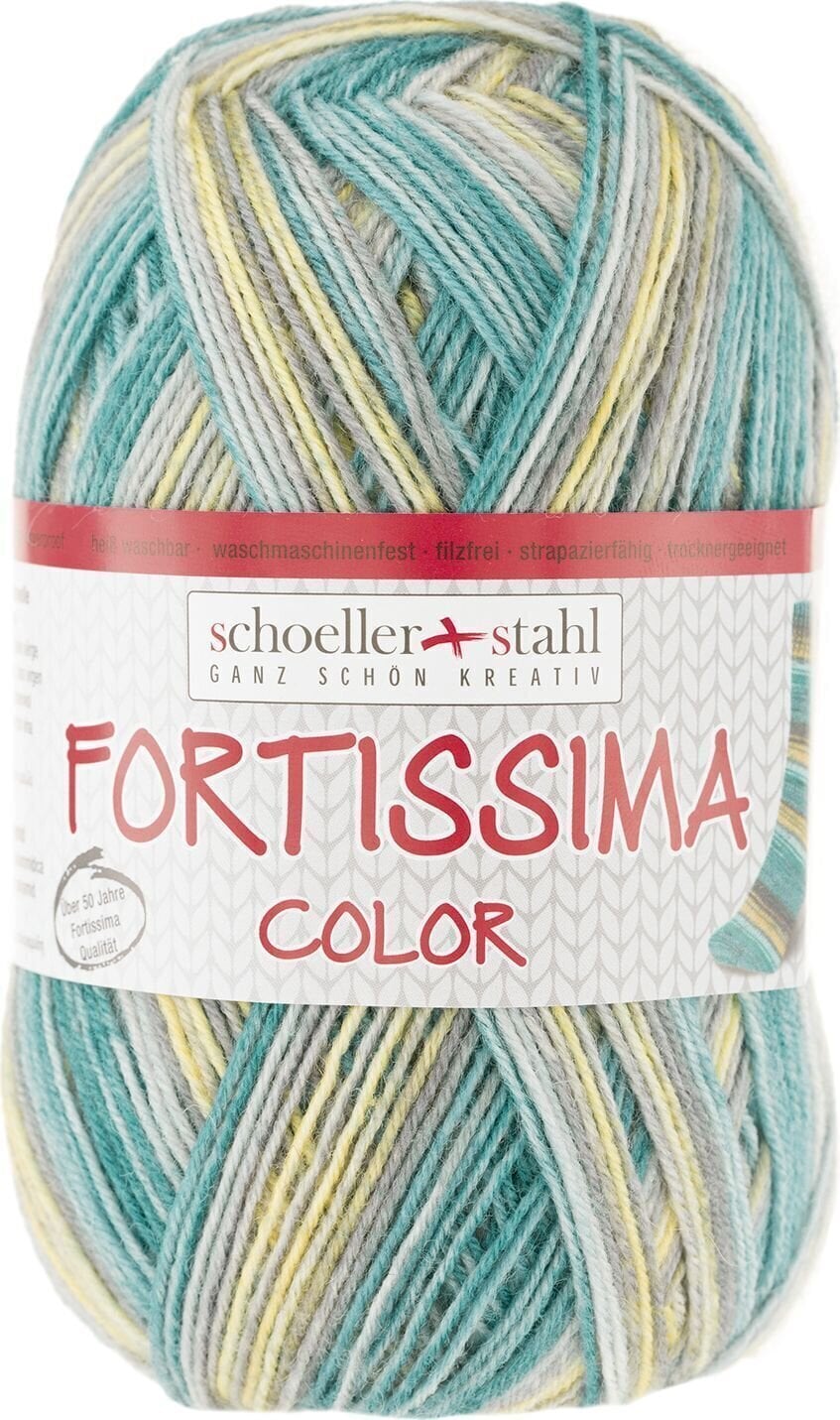 Pređa za pletenje Schoeller + Stahl Fortissima Color 90028-2488 Turquoise Pređa za pletenje