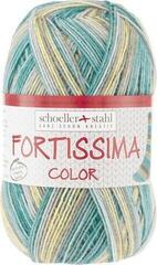 Knitting Yarn Schoeller + Stahl Fortissima Color 90028-2488 Turquoise Knitting Yarn