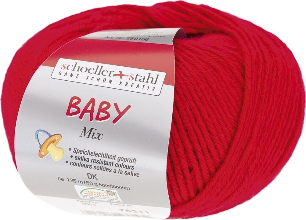 Pređa za pletenje Schoeller + Stahl Baby Mix 90166-03 Red Pređa za pletenje