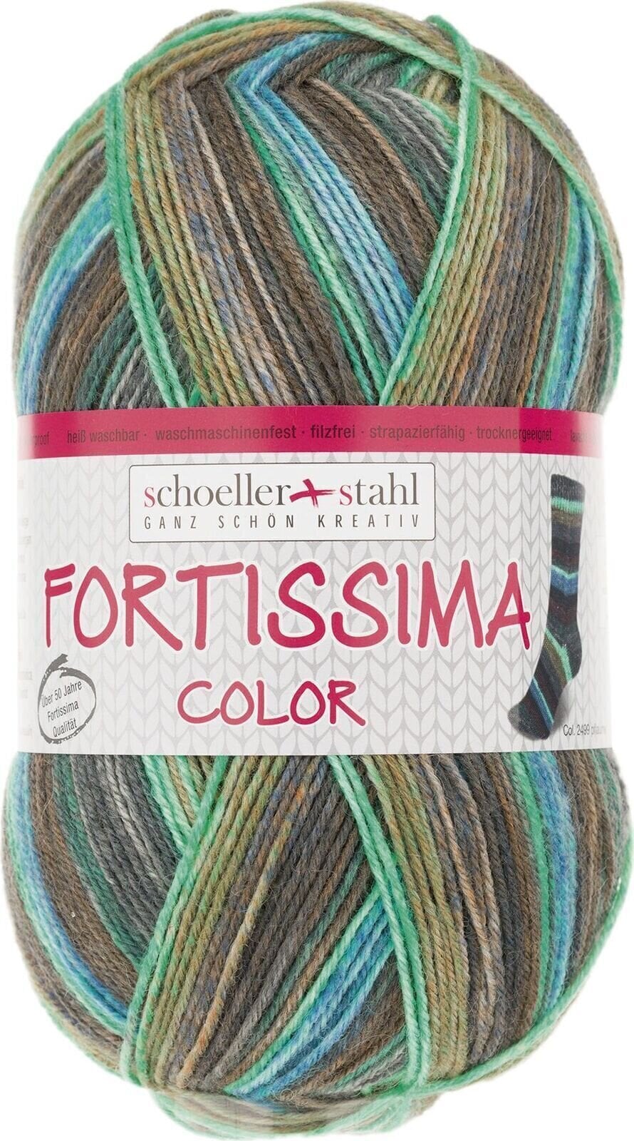 Pređa za pletenje Schoeller + Stahl Fortissima Color 90028-2499 Plum Pređa za pletenje