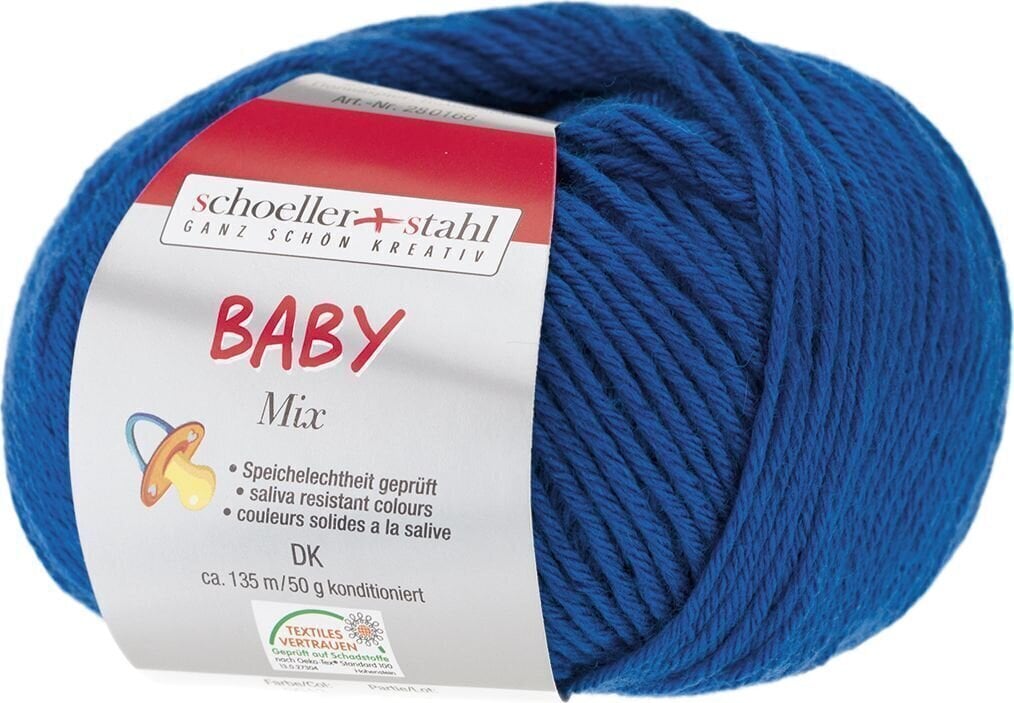 Pređa za pletenje Schoeller + Stahl Baby Mix 90166-13 Royal Blue Pređa za pletenje